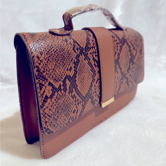 ASOS Tan Top Handle Satchel - Picture 2 of 7